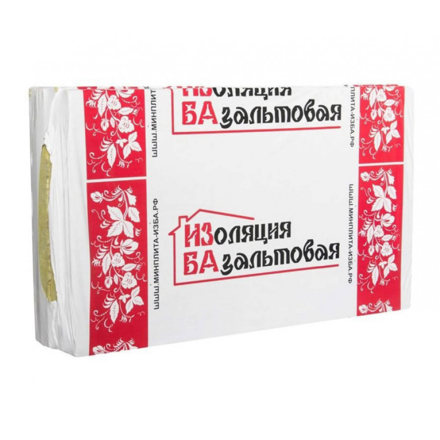 ИЗБА Кровля Низ-90кг/м3 1000х600х50-8шт/упак (1упак=0,24 м3=4,8 м2)