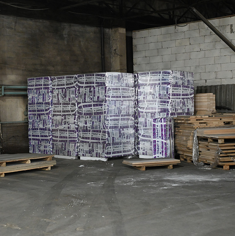 Применение утеплителя ГРАФИТ+ ЭПС 35 100 мм