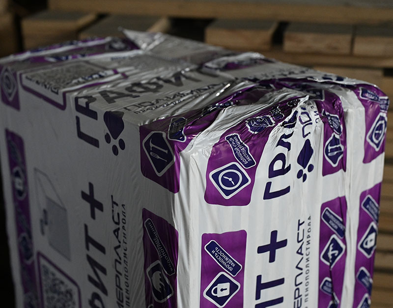 Характеристики и преимущества утеплителя ГРАФИТ+ ЭПС 35 50х580х1180 мм