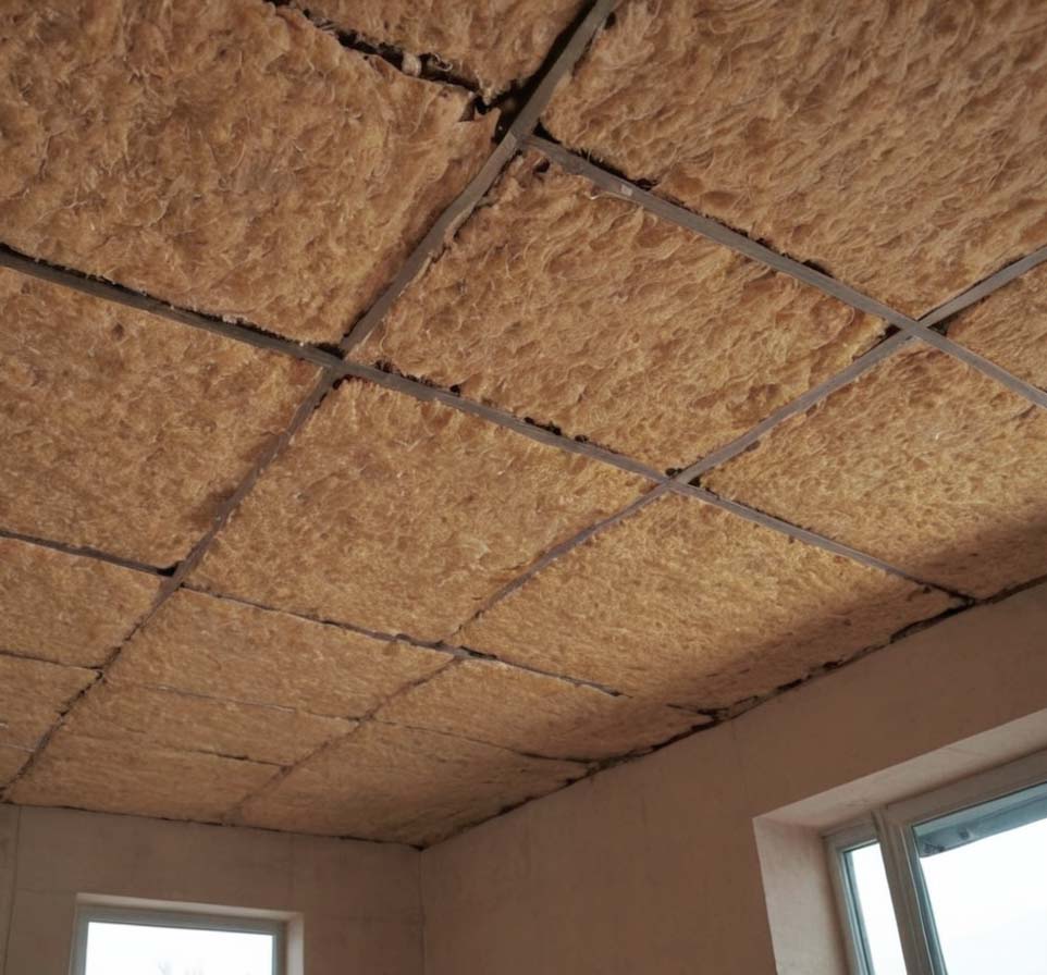 Монтаж утеплителя Rockwool Флор Баттс - 115 25x600x1000